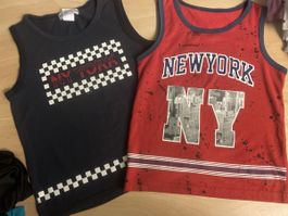 2 Tanktops New York Gr.116 guter Zustand