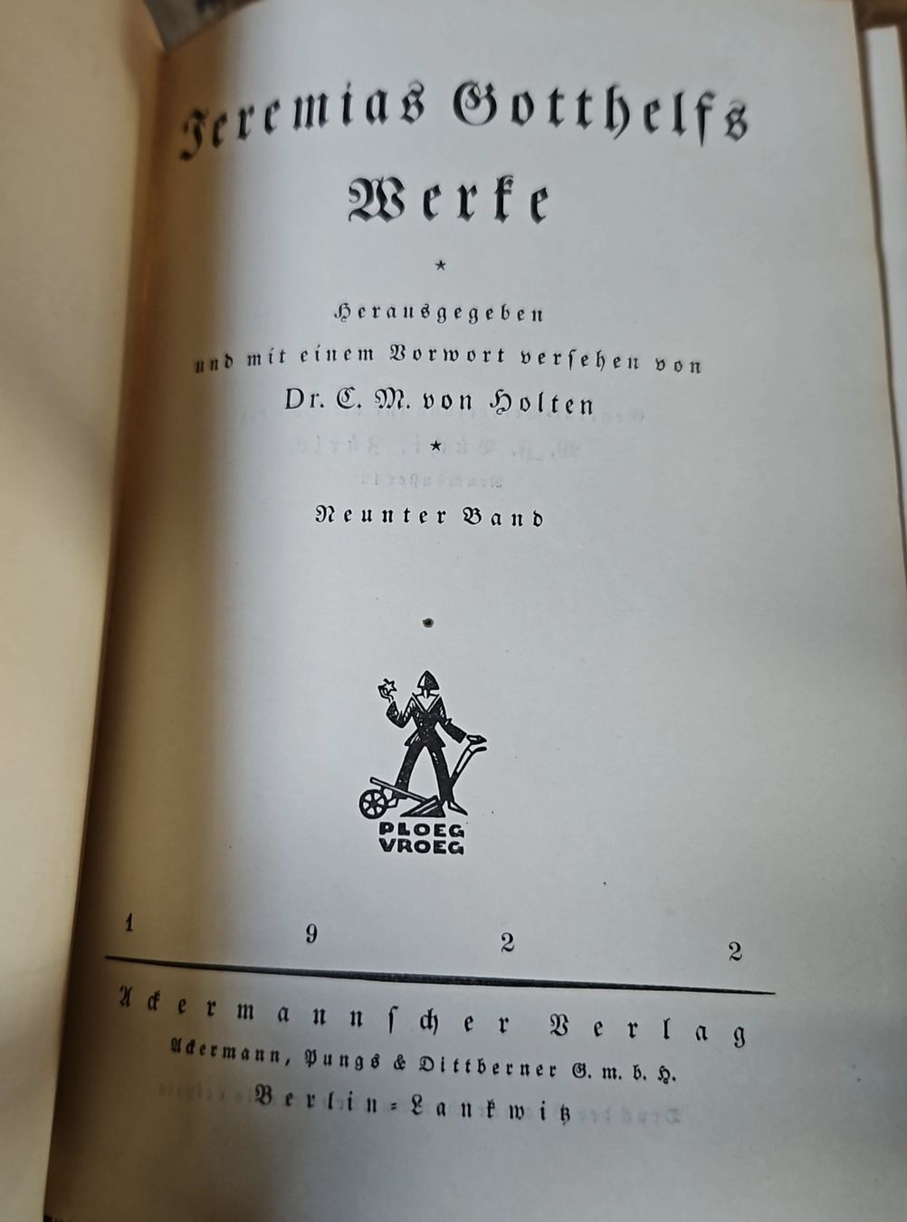 Libri: Gotthelfs Werke – Usato da Schwanden Sigrisw venduto da Pumuckel27 1