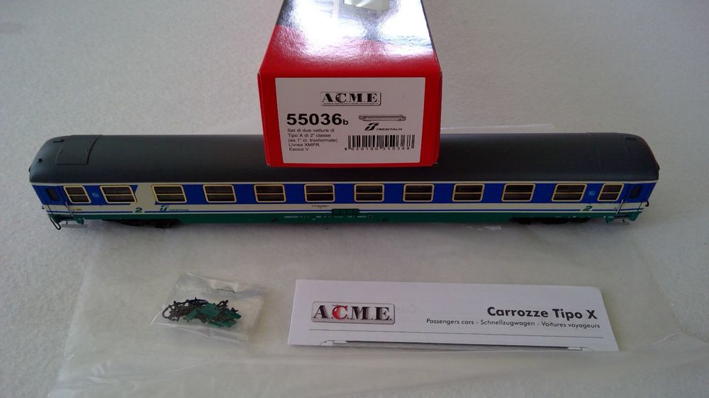 ACME voiture couchettes 2ième classe type X 68 XMPR FS 16016/204.5 NEUF