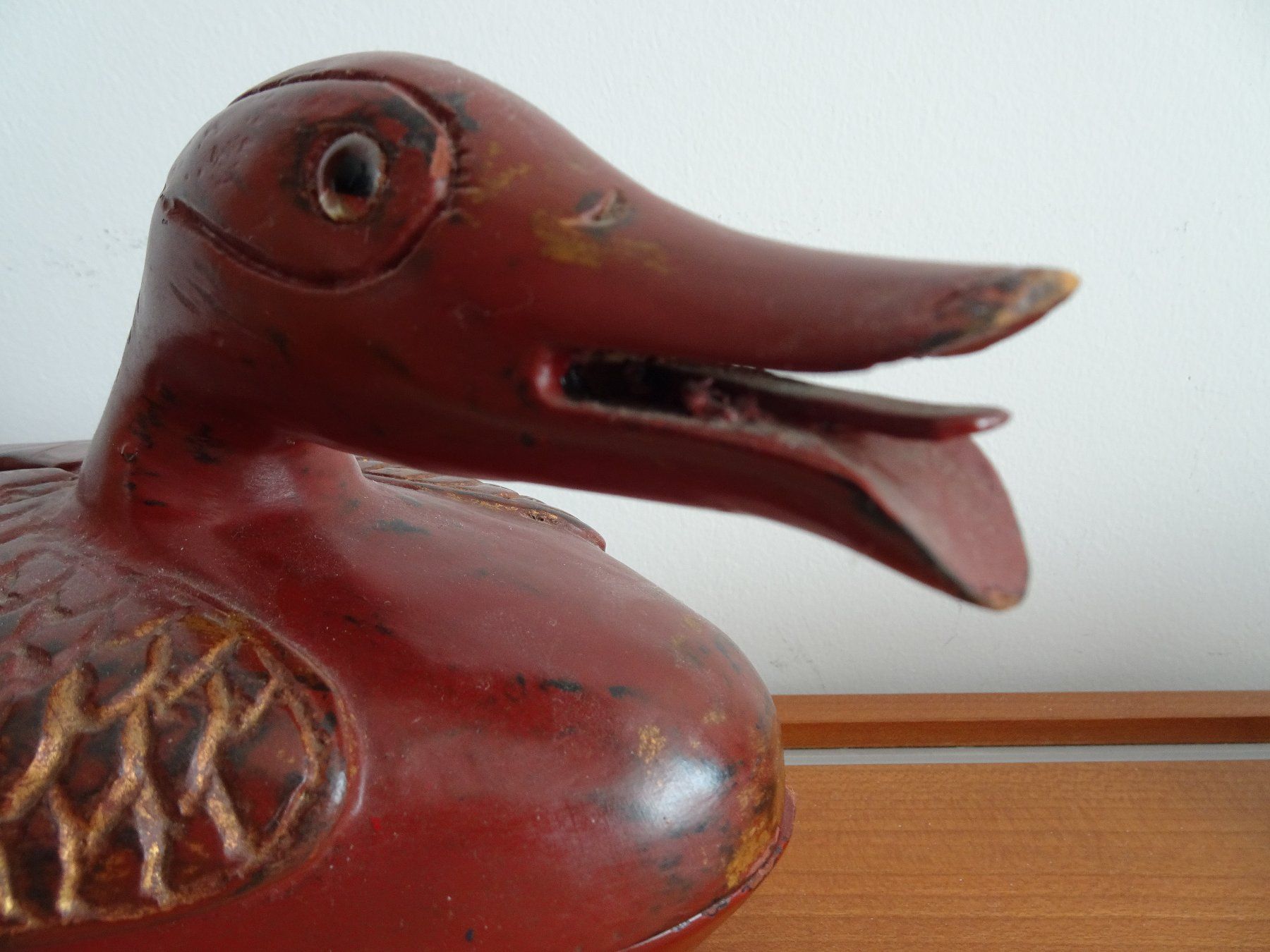 Statuette: alte Holz - Ente  - 2-teilig – Usato da Vitznau venduto da Mina60 5