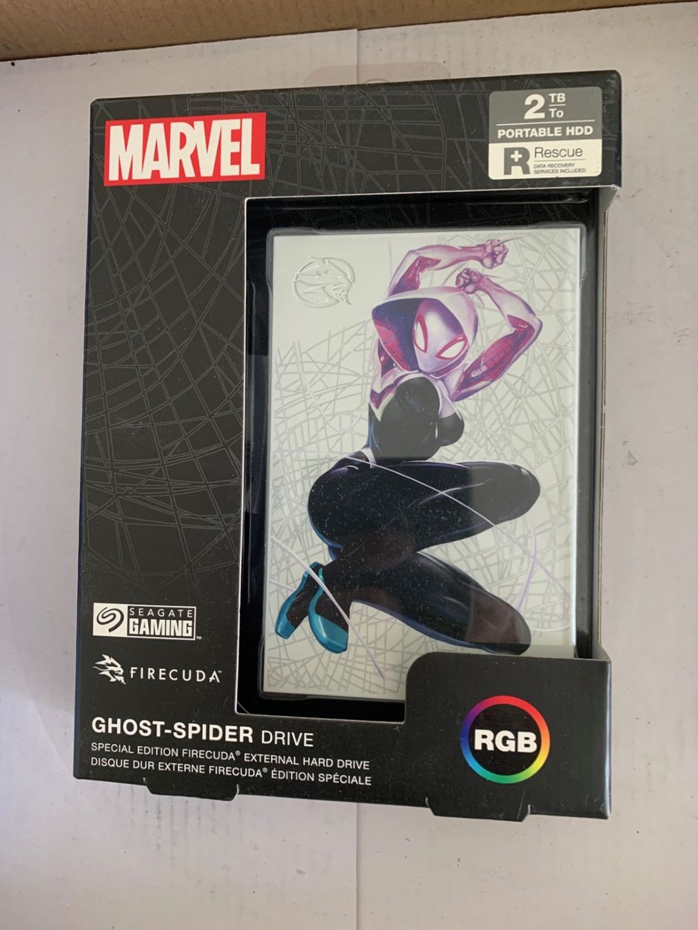 Dischi rigidi: Seagate FireCuda Ghost-Spider 2TB externe HDD Neu – Nuovo e nell'imballaggio originale da Emmen venduto da newcar4you