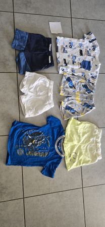 Kinder Sommerkleiderpaket Gr. 104 – 6 Teile T-Shirts&Shorts