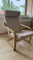 Gemütlicher Sessel - Beige/Birke
