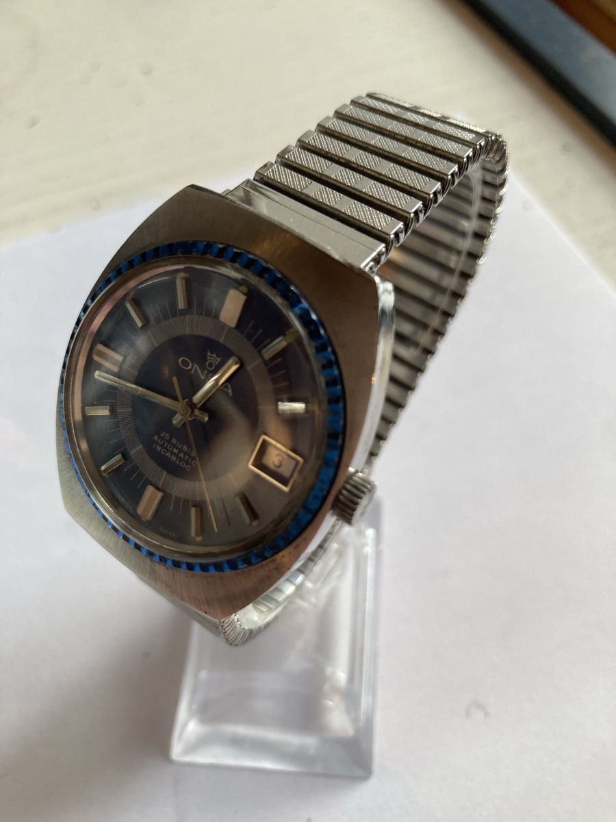 Orologi: Onsa Vintage uhr der 70 er Automatic 36 mm – Usato da Glattbrugg venduto da vintagemania 1