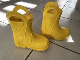 Crocs Gummistiefel gelb Kinder  Grösse 22 23 gebraucht