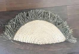 Bast Clutch  Natur / Grau
