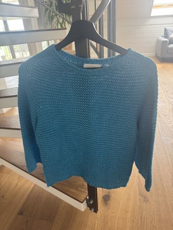 Damen Pullover in schönem blau Gr. S Made von Rich & Royal