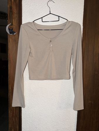 Helles Longsleeve Top, Gr. S, ideal für den Übergang!