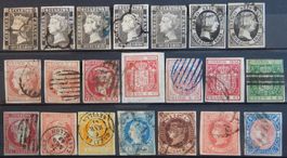 Spanien ex. Kat. 1-63 gest. 1850/65