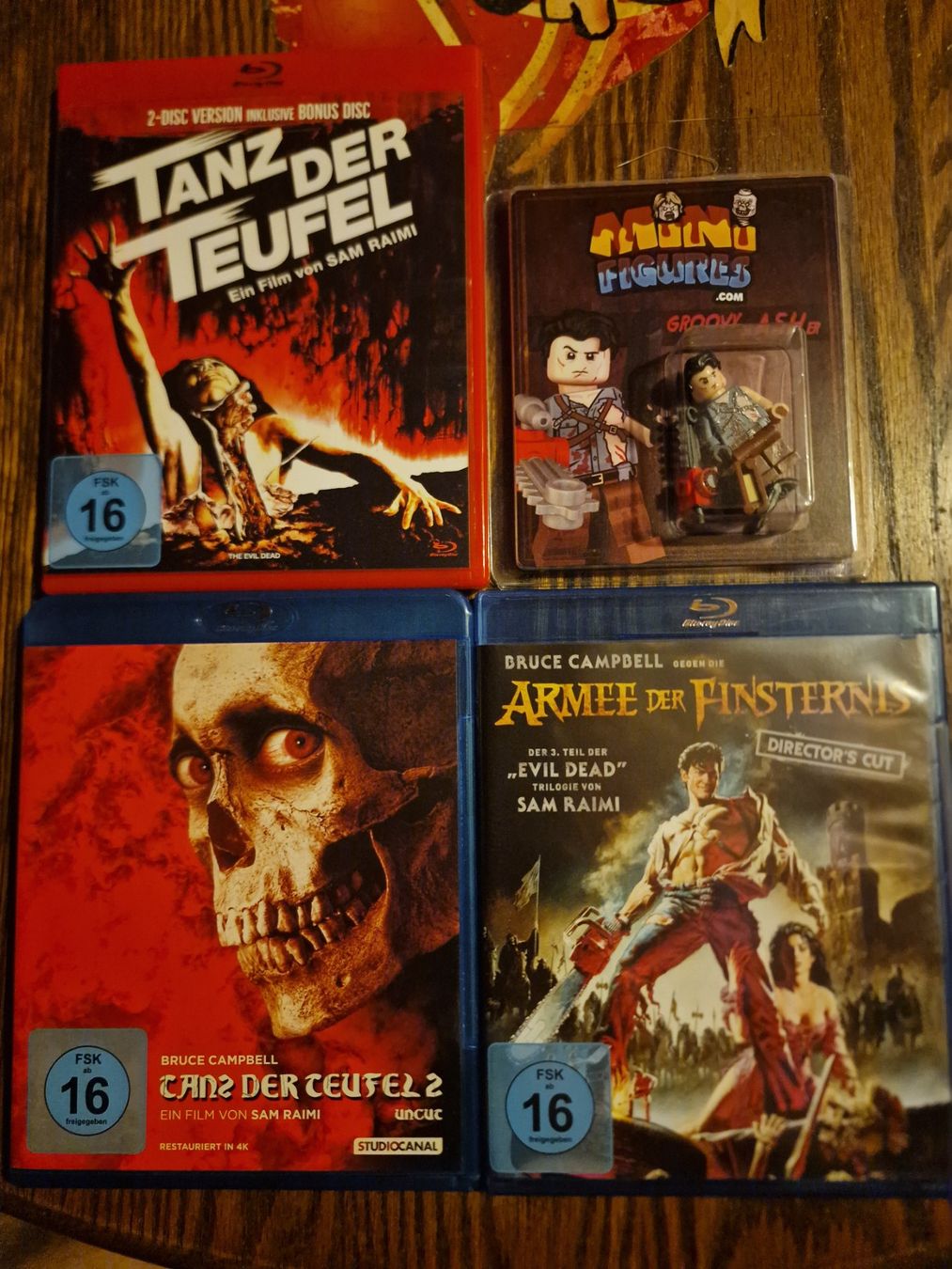 Tutti i DVDs: Evil Dead Blu-ray Collection mit Ash minifigur – Usato da wünnewil venduto da mar_f2z8
