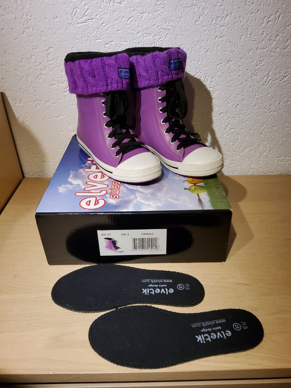 Scarpe da donna: Bottes de pluie Elvetik 37 – Usato da Coinsins venduto da sab_vw5l