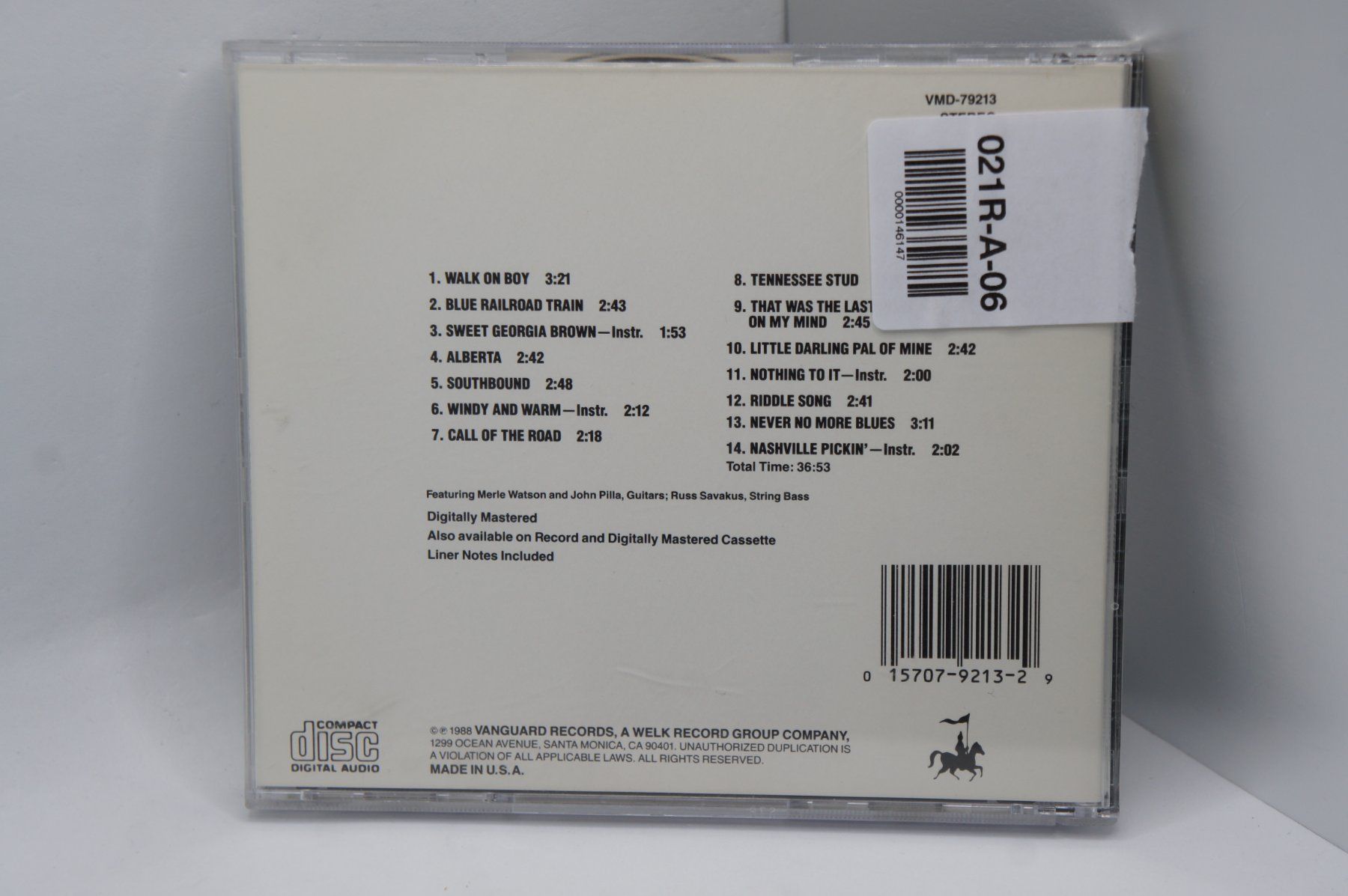 CD: CD Doc Watson - Southbound – Usato da Ernetschwil venduto da luisvonerni 1