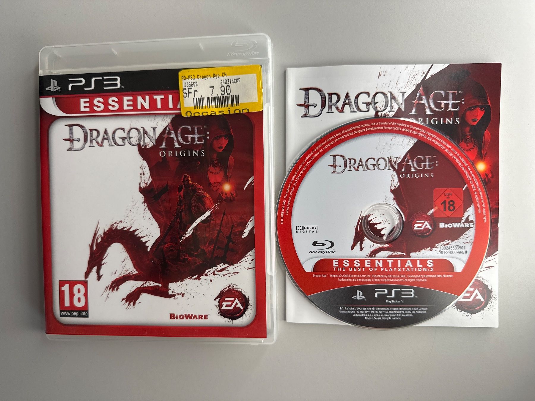 Sony Giochi: Dragon Age Origins - PS3 – Usato da St.gallen venduto da taduz