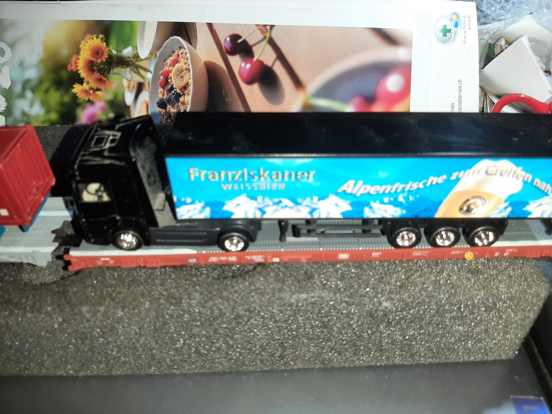 Fleischmann Modelleisenbahnen: FLEISCHMAN 2X 3211 AVEC CAMION – Gebraucht aus Avully von RIVALIS 8