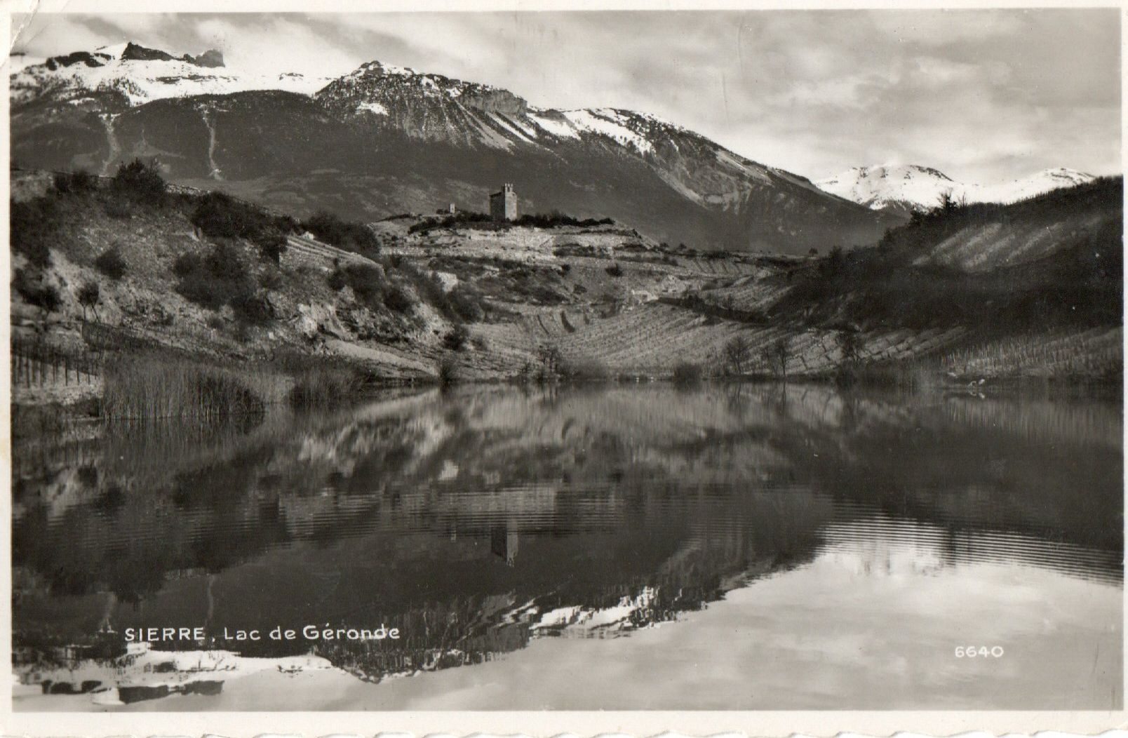 Cartes postales: Sierre - Lac de Géronde – D'occasion à Melano par pisonsdro