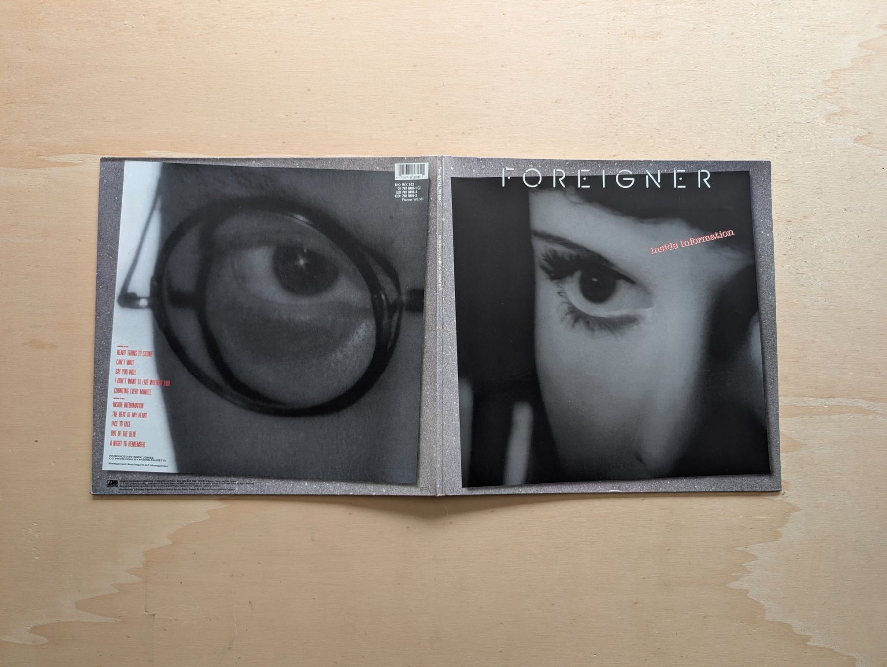 Dischi in vinile: Foreigner – Inside Information  UK&EU 87  OIS – Usato da Ebikon venduto da kisuM 2