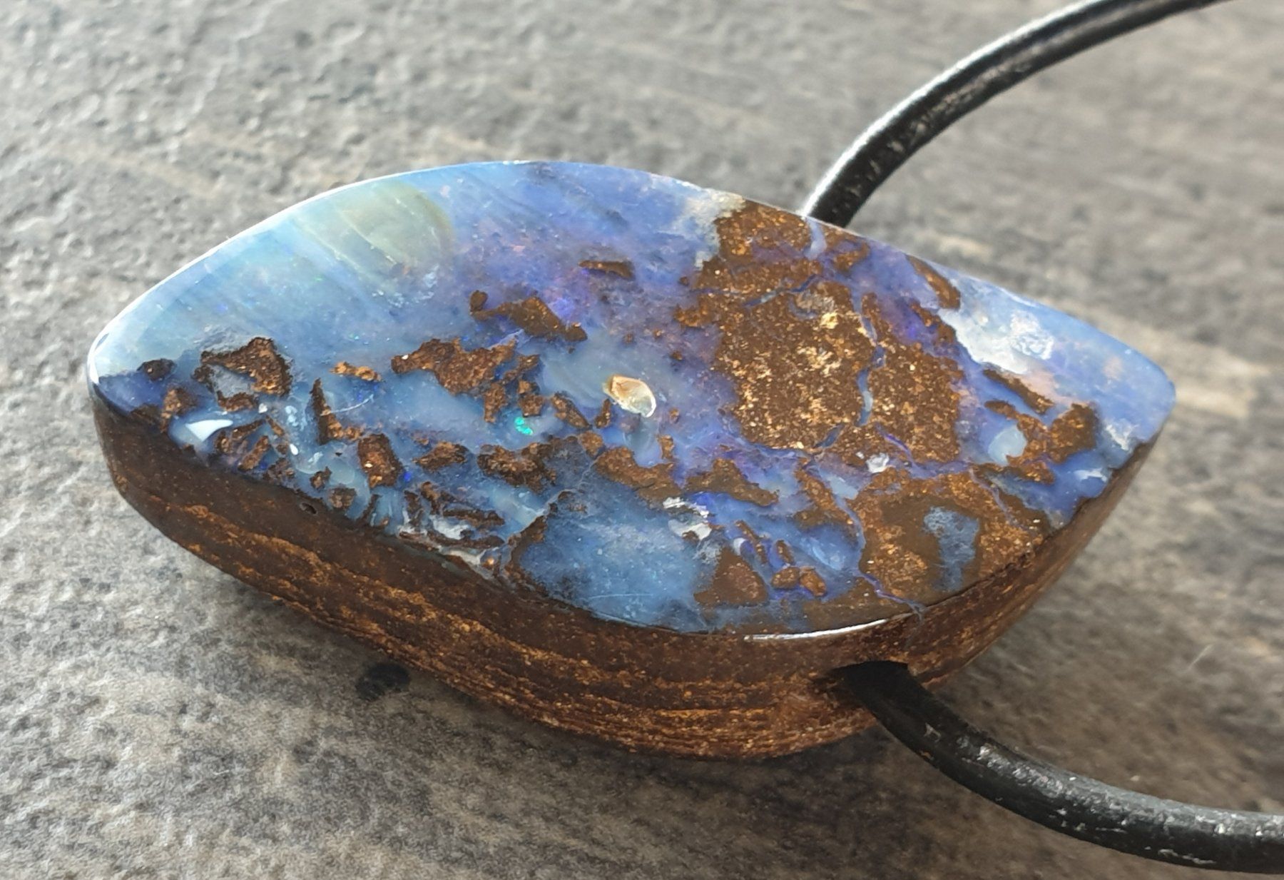 Anhänger: Anhänger Boulder Opal. – Neu (gemäss Beschreibung) aus Niederbüren von Raphael014 1