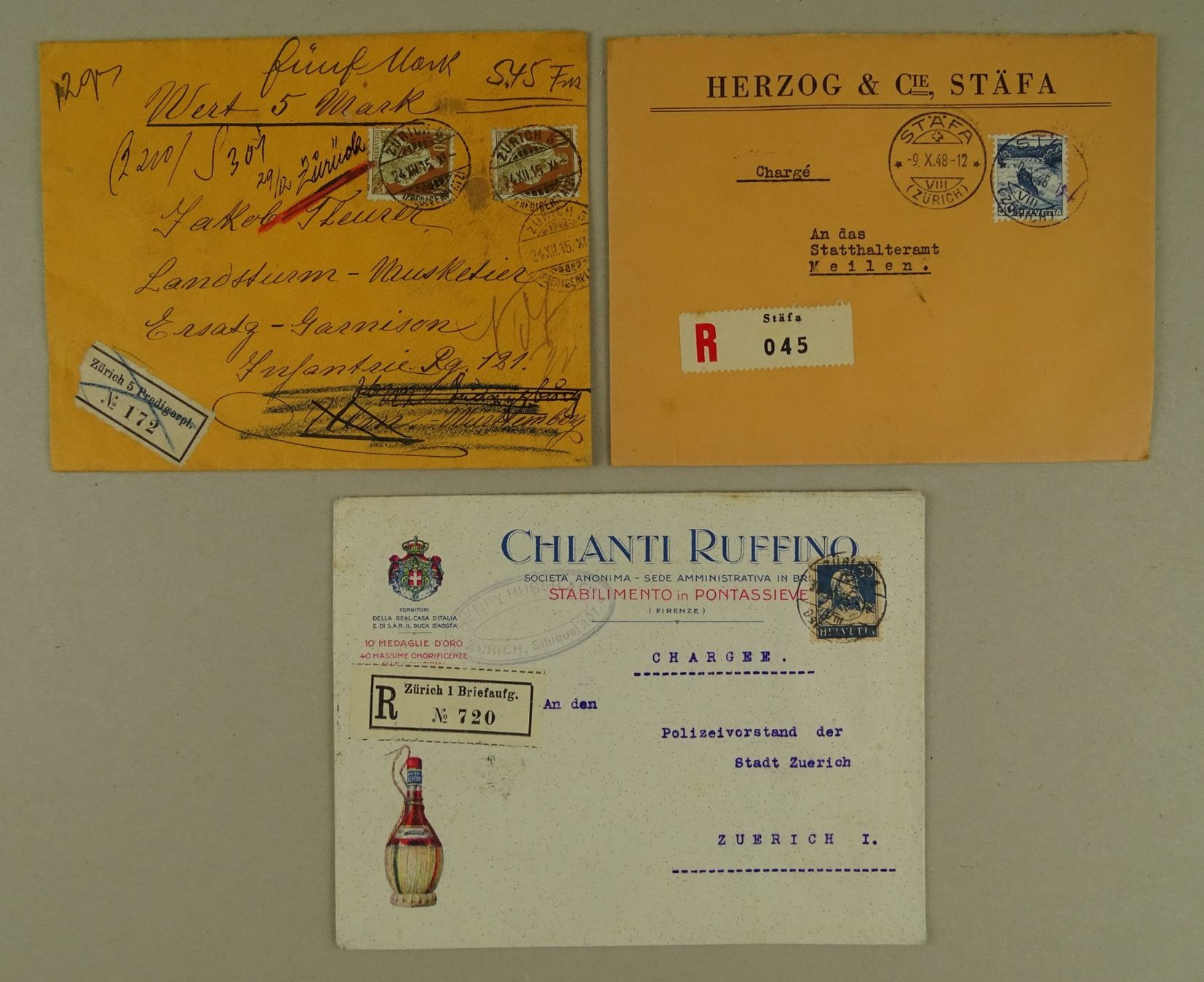 Tous les timbres: SCHWEIZ, 26 ÄLTERE BRIEFE/KARTEN – D'occasion à Grüningen par Kartensammler 3