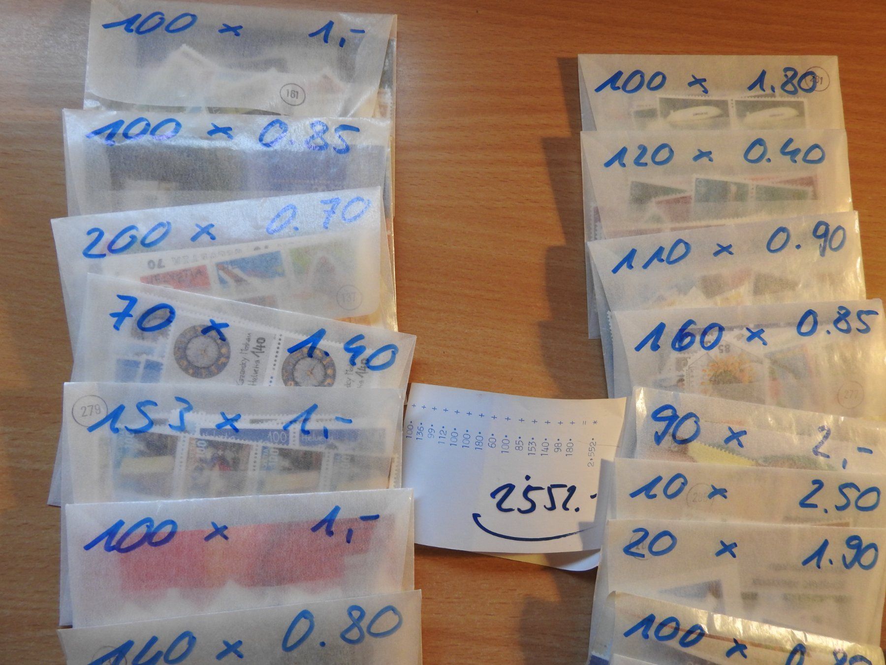 Tutti i francobolli: Frankatur CH gemischt, CHF 2`552.- – Usato da Rain venduto da Sterne13 1