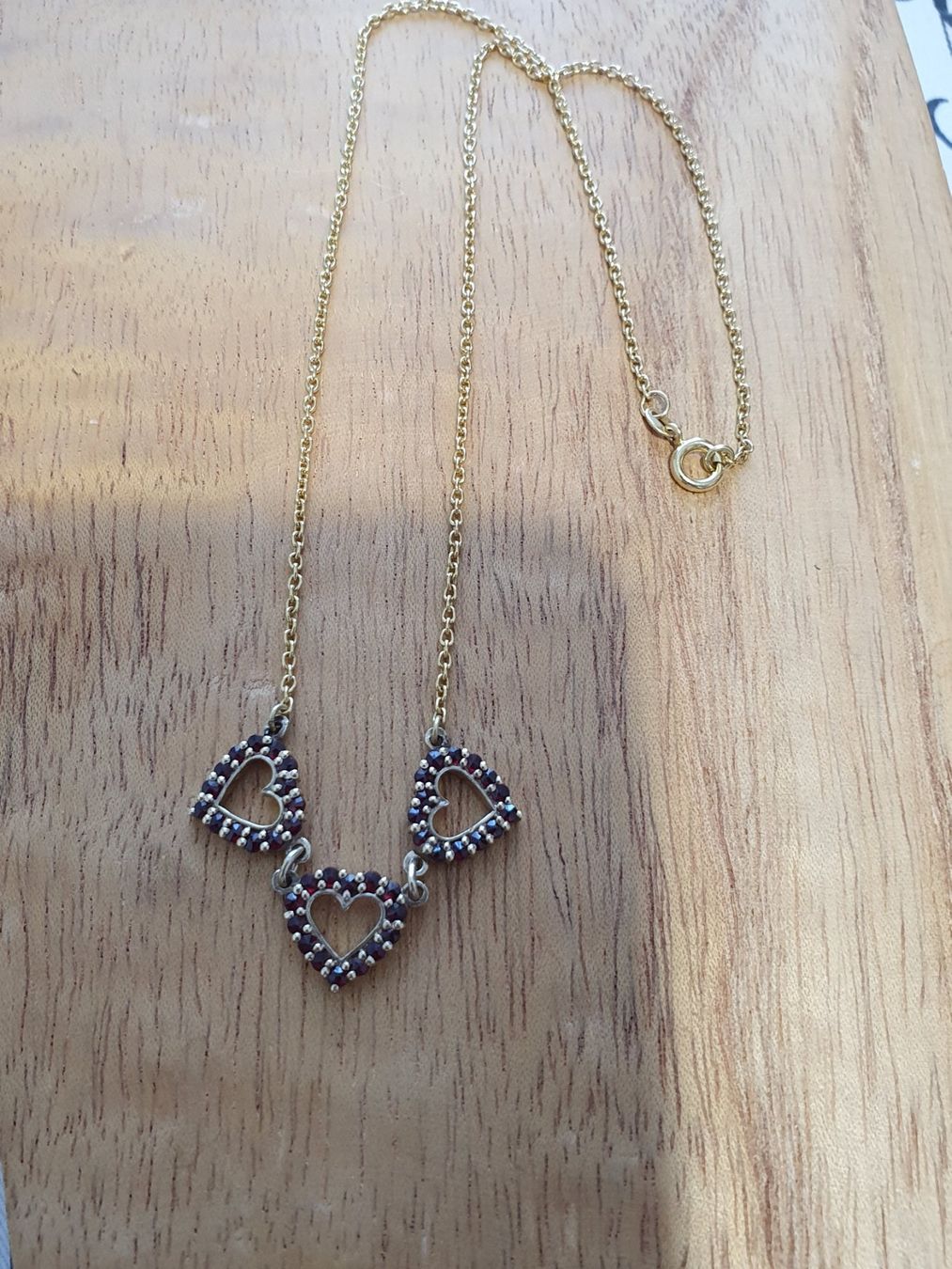 Catenine: Granat-Herz Collier 😍 – Usato da Wohlen AG venduto da palmsprings 2