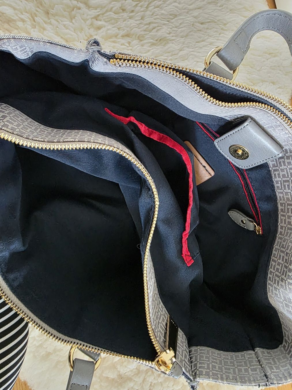 Tommy Hilfiger Borse da donna: Tommy Hilfiger Handtasche Grau – Usato da Laufenburg venduto da may_r2st 2