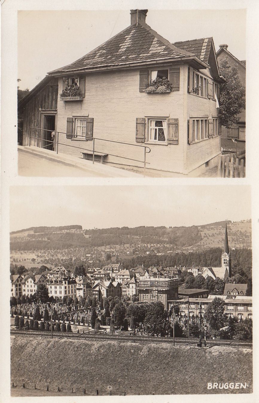 Cartoline postali: St. Gallen Bruggen ca. 1930 – Usato da Bürglen TG venduto da StampGraf