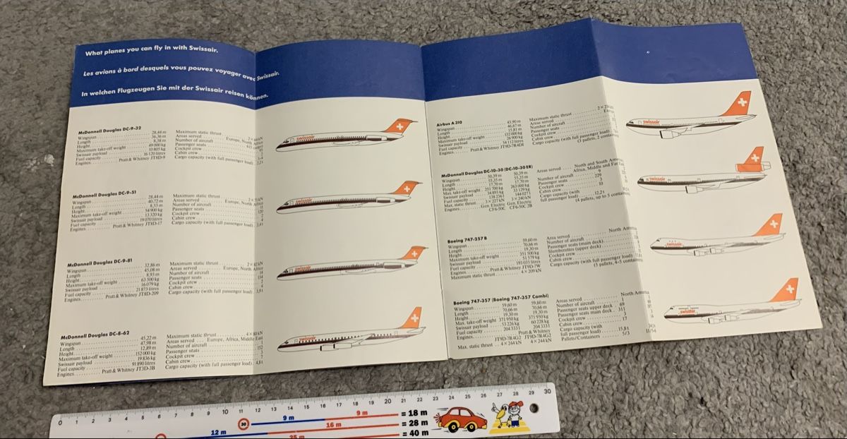 Swissair Documenti: Swissair Flug-Atlas – Usato da Esslingen venduto da Gargamel011 3