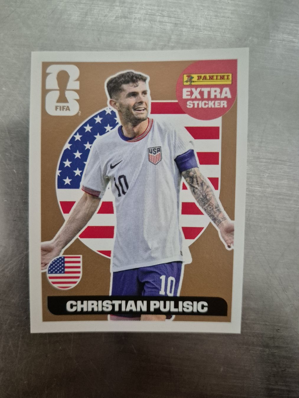 Panini Carte collezionabili: Christian Pulisic Panini Extra Sticker WM 2026 – Nuovo (secondo la descrizione) da Seuzach venduto da Herr_Feierabend