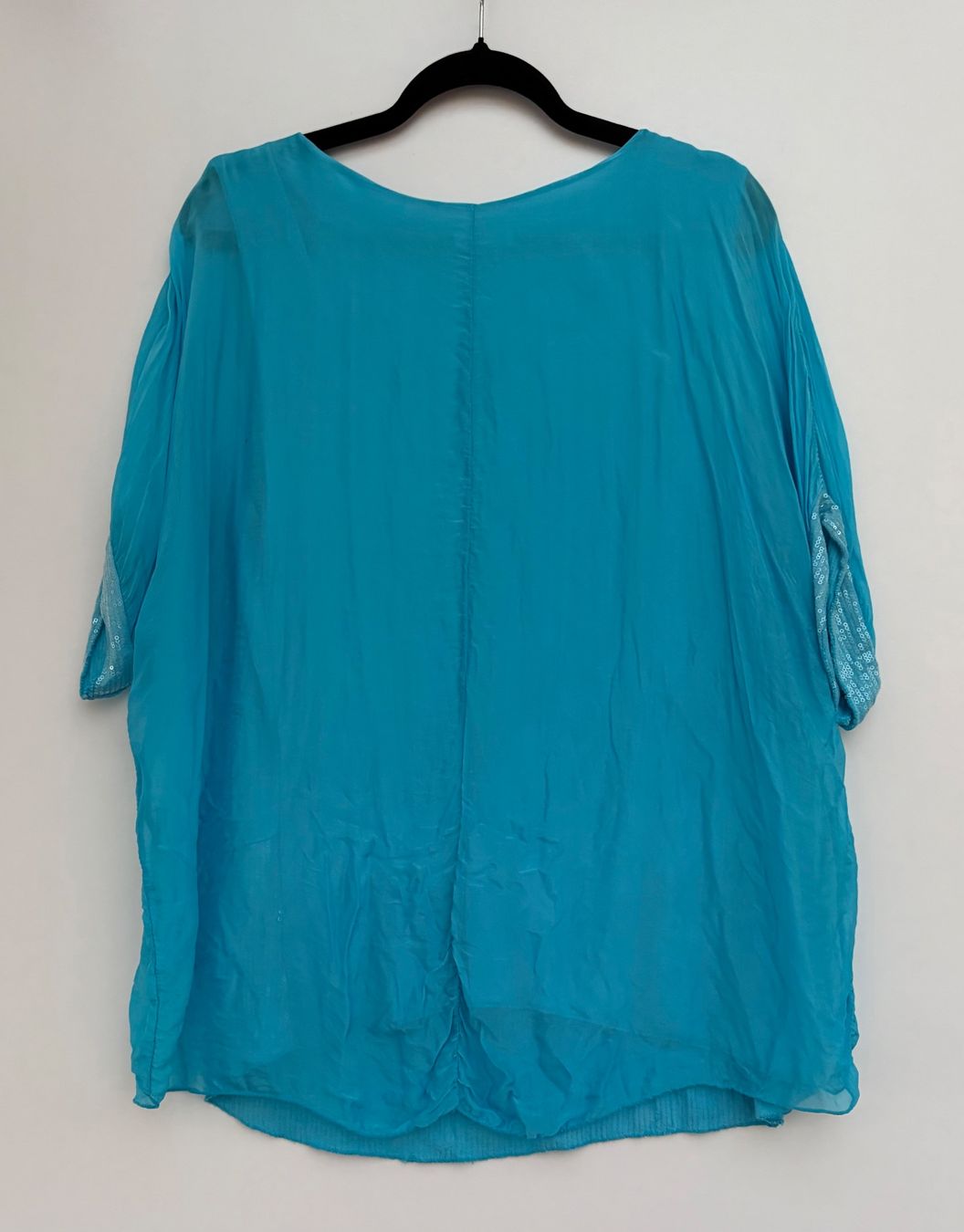 Camicette: Made in Italy Bluse mit Seide Gr.L – Usato da Unterägeri venduto da Jutka_04 4