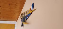 Avion métallique Déco.Tolles Geschenk!Handarbeit aus Metal3D