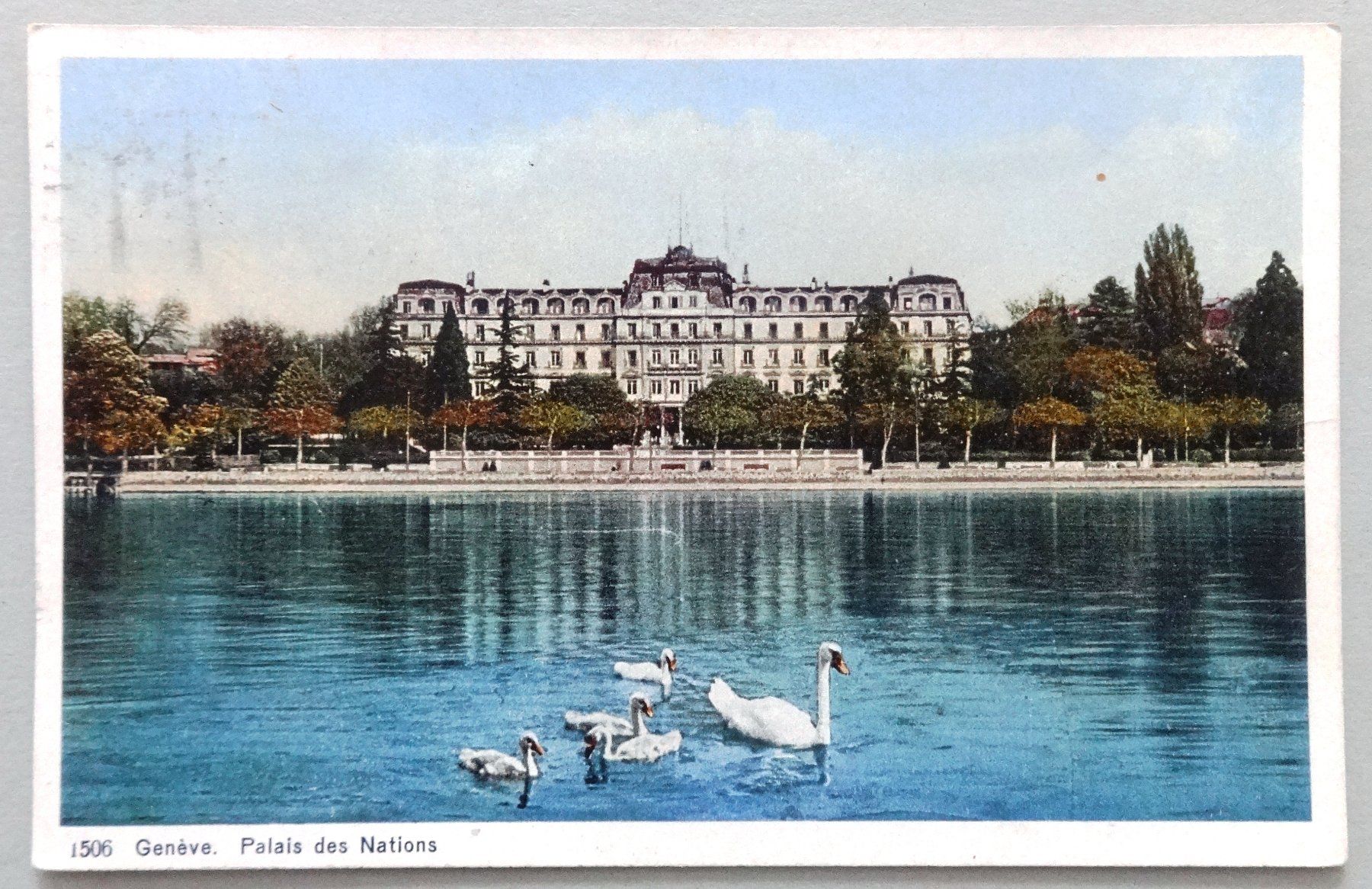 Ansichtskarten: Genève - Palais des Nations – Gebraucht aus Fétigny von Billy2miny