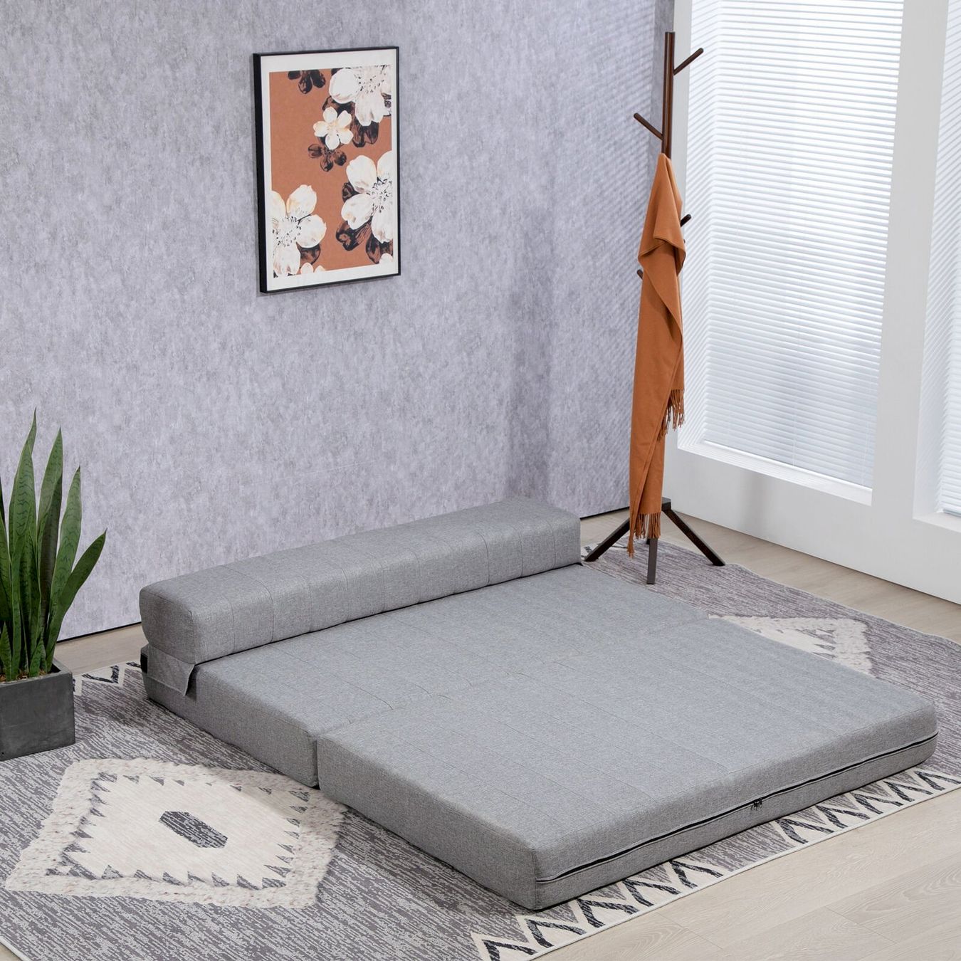 Sofas: HOMCOM Klappsessel Grau – Neu und originalverpackt aus Bottighofen von zaap 3