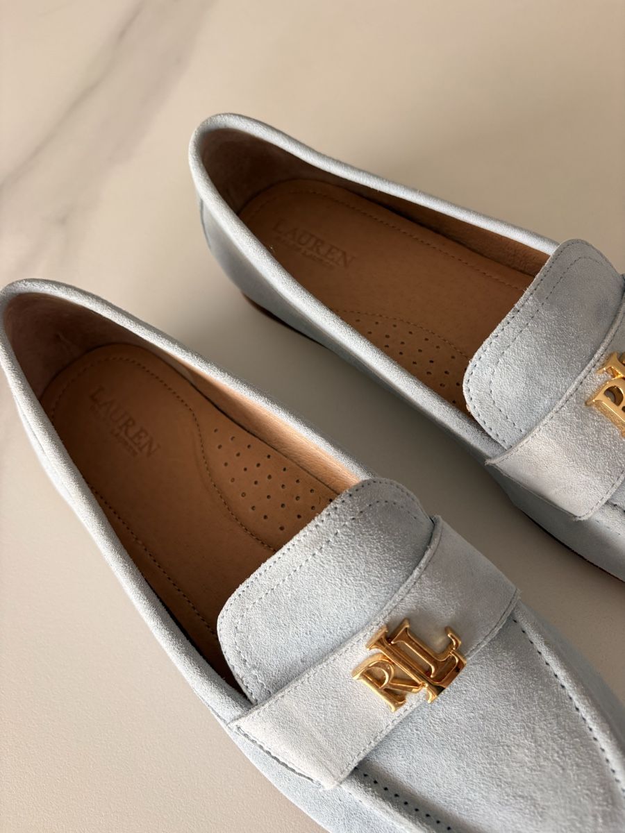 Ralph Lauren Scarpe da donna: Lauren Ralph Lauren Loafer hellblau Groesse  – Nuovo e nell'imballaggio originale da Bülach venduto da CarinAlexandra 1