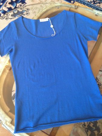 AGNONA FEINSTRICK TOP, GR. S, 100% BAUMWOLLE, NEU, SO EDEL!