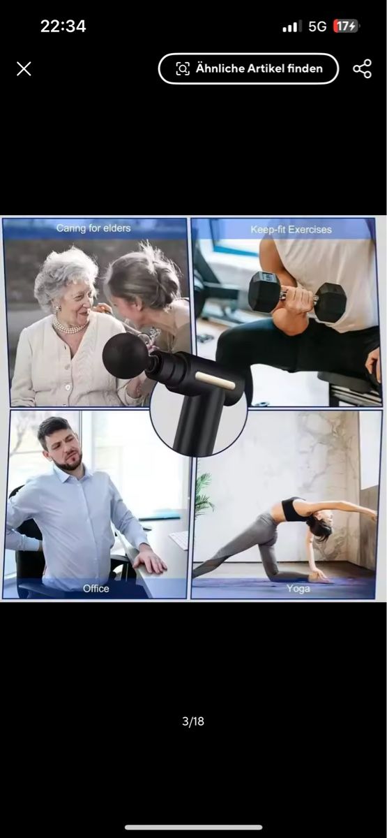 Massagegeräte: Massagepistole – Neu und originalverpackt aus Dornach von R0VE 2
