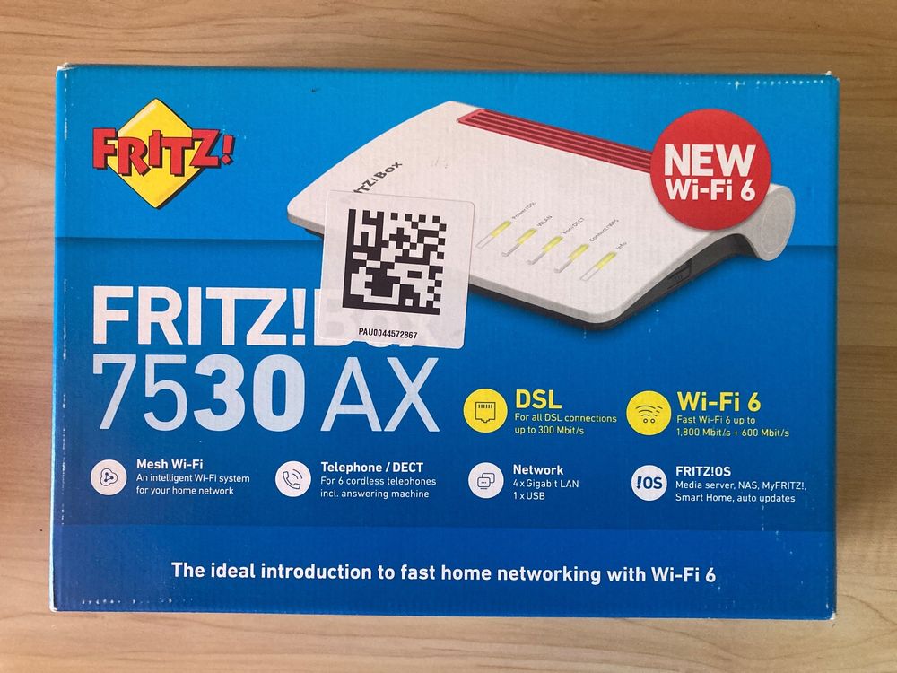 Your Wifi6 Fritz!Box 7530 AX router Kaufen auf Ricardo