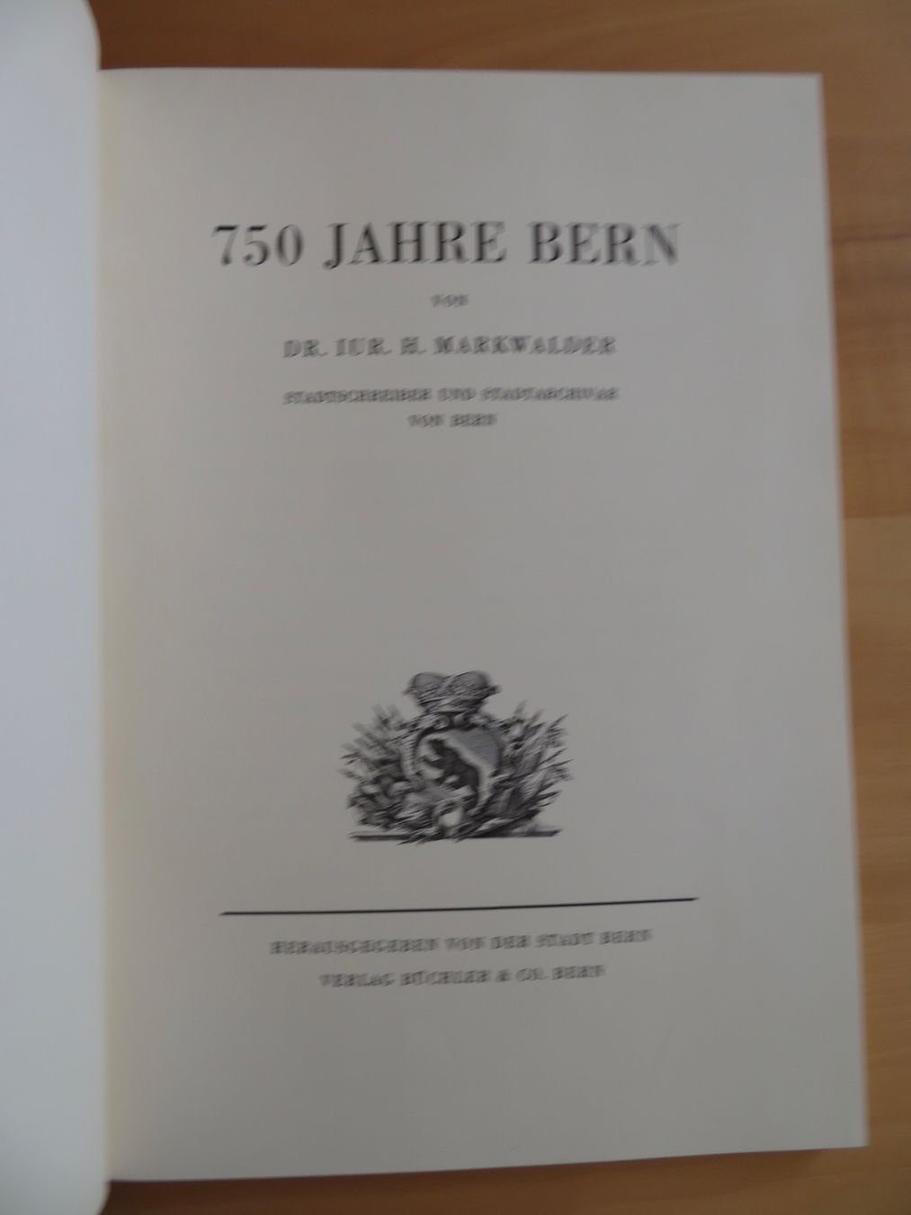 Livres: 750 Jahre Bern – D'occasion à Bern par mordswein 2