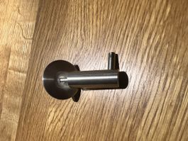 Wandhaken aus Edelstahl matt inklusive Montagematerial