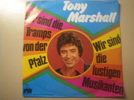 Vinyl-Single Tony Marshall - Wir sind die Tramps von der Pfa