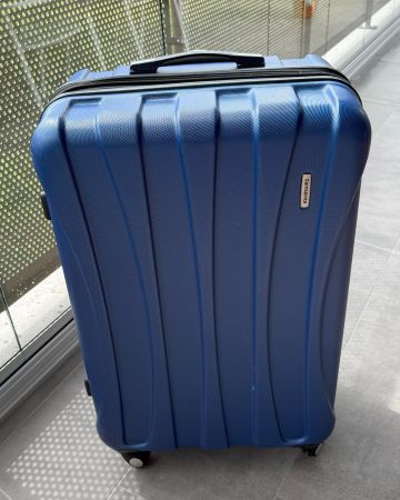 Verkaufe blauen Samsonite Koffer ab 1.-