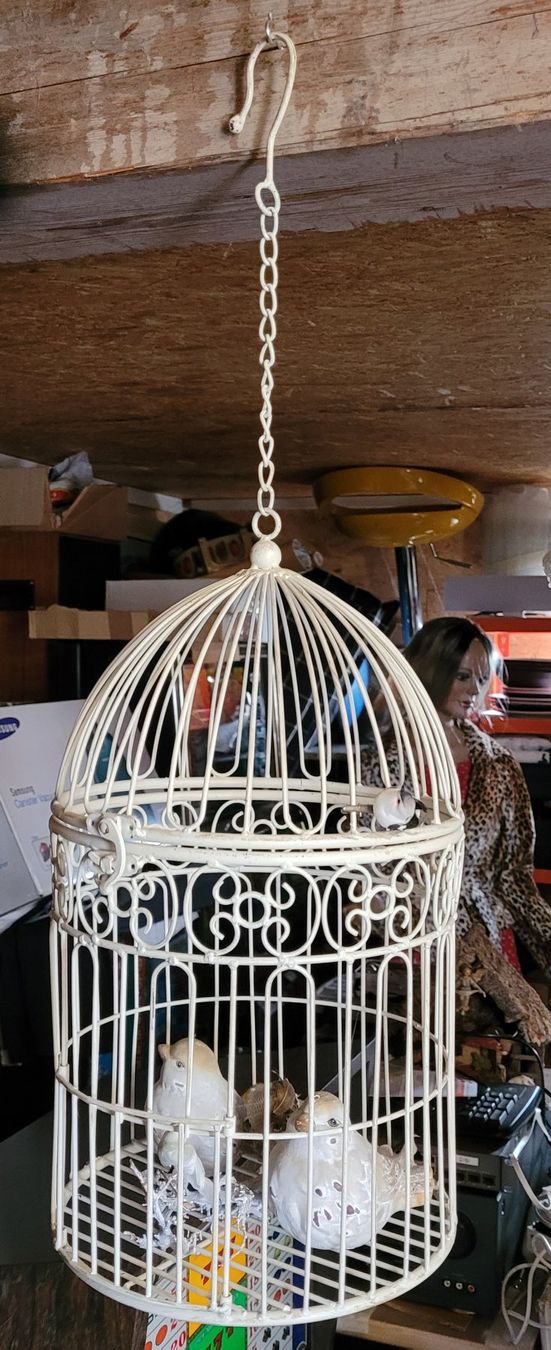 Gabbie, trasporto & Sicurezza: Antiker Vogelkäfig – Usato da Thun venduto da Engel114