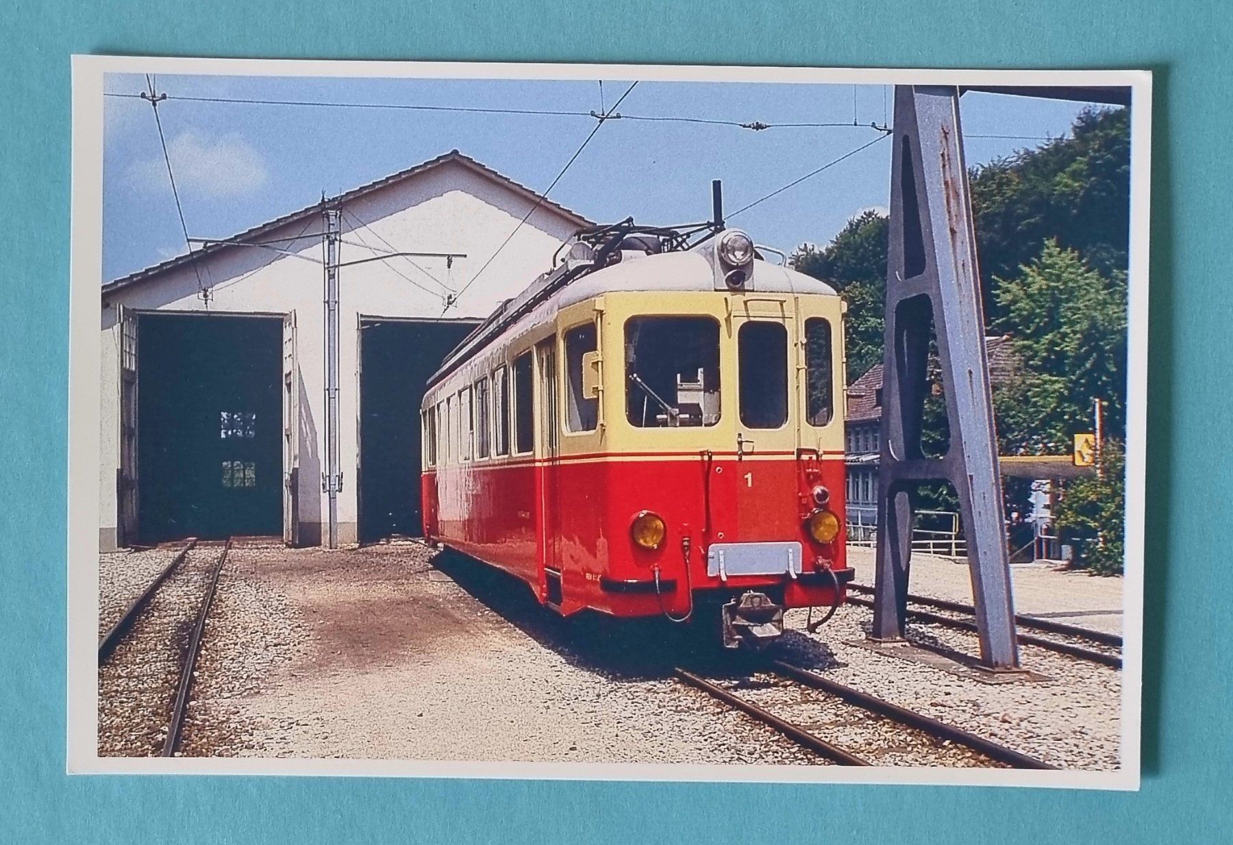 Ansichtskarten: Waldenburg - Bahn beim Depot - 1984 – Gebraucht aus Rothrist von RROENK