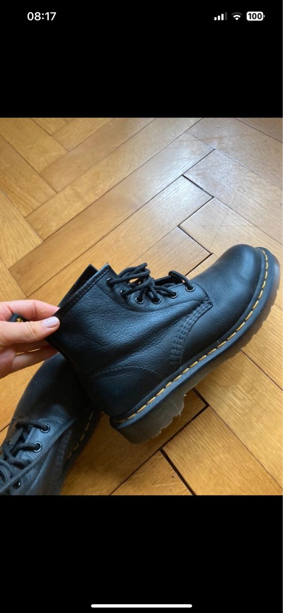 Dr. Martens Herrenschuhe: Schwarze Dr. Martens Boots, Grösse 38 – Neu (gemäss Beschreibung) aus Basel von Lizzy_01 3