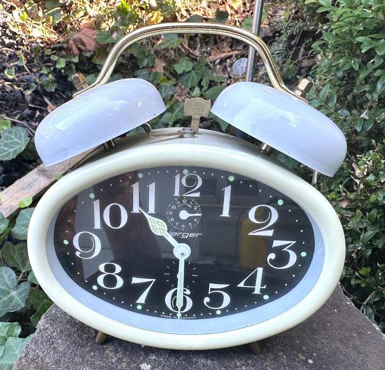 Réveil De Voyage Goldbühl Vintage – Horloge Mécanique Fabriquée En Allemagne, En état De Marche !
