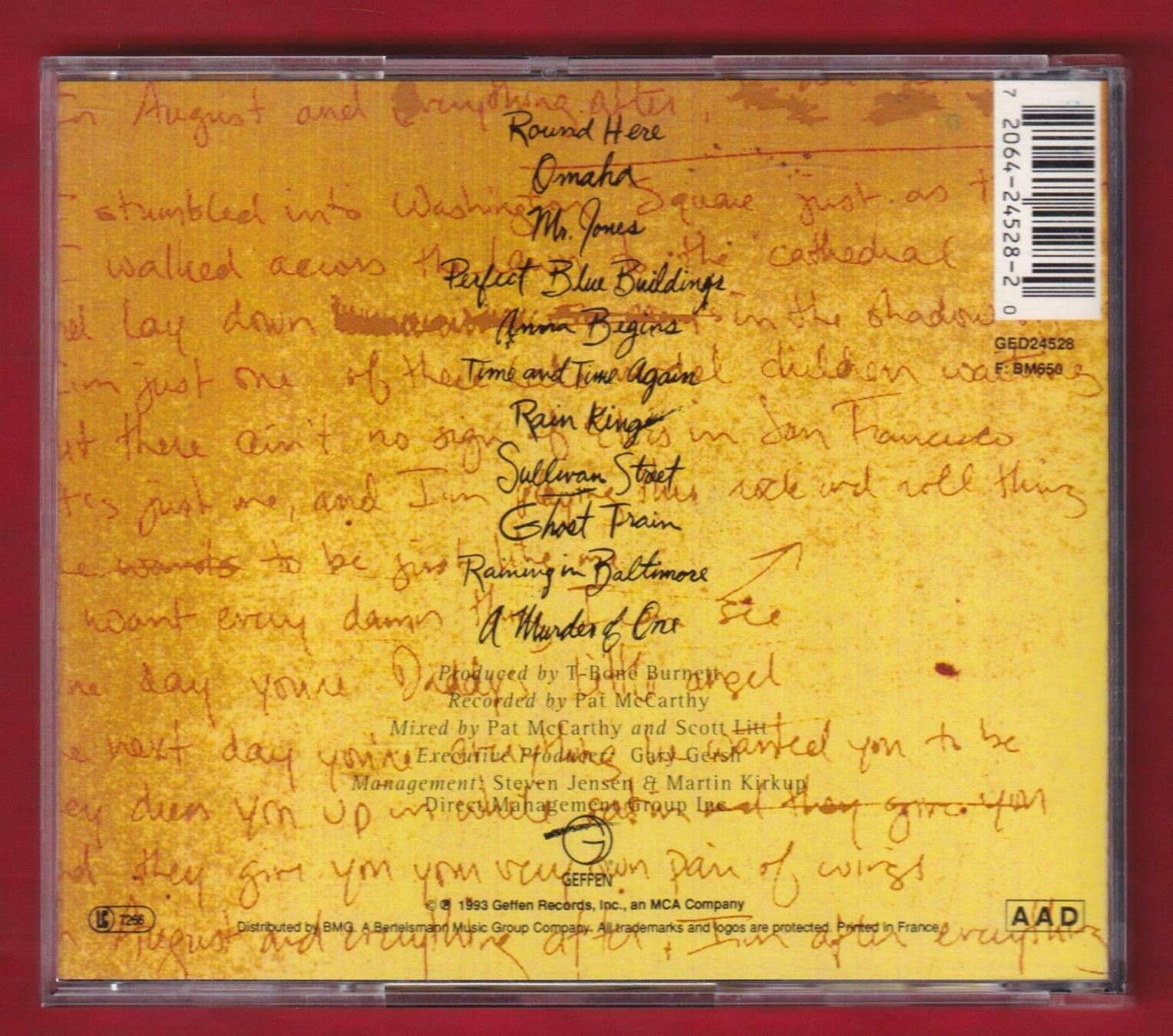 CDs: Counting Crows - August And Everything After (CD) – D'occasion à Zürich par Pfluftl2000 1