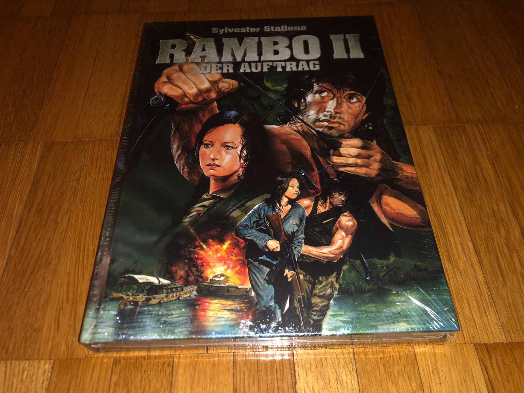 Tutti i DVDs: Rambo 2 - Der Auftrag - MEDIABOOK - A - UNCUT – Nuovo e nell'imballaggio originale da Basel venduto da havsok