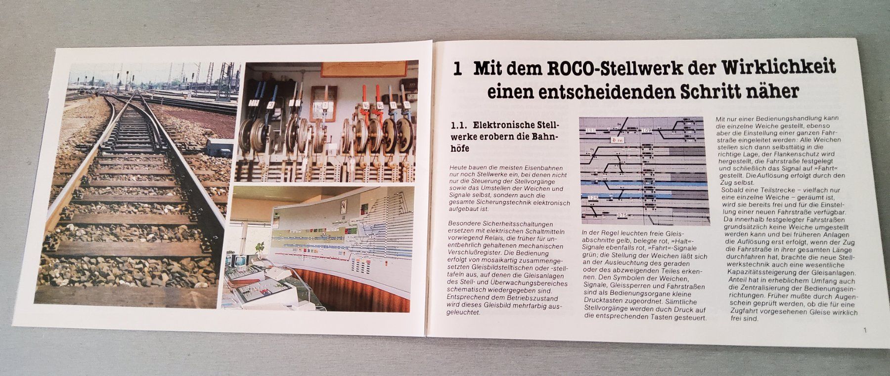 Roco Modellini di ferrovie: Broschüre DAS ROCO-STELLWERK – Usato da Grüningen venduto da VENOM59 1
