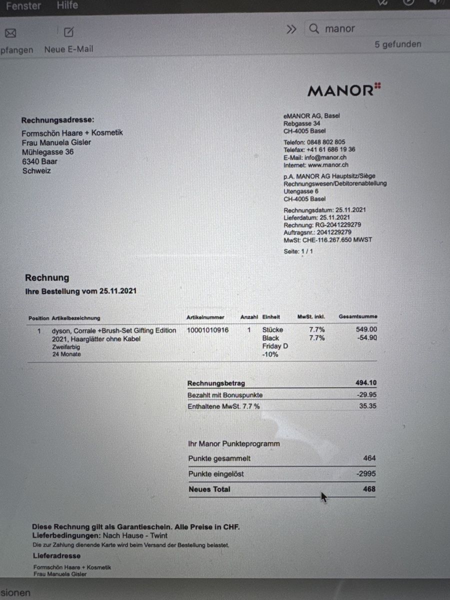 Dyson Piastre & Arricciacapelli: Dyson Haarglätter – Nuovo (secondo la descrizione) da Baar venduto da manuelag16 6