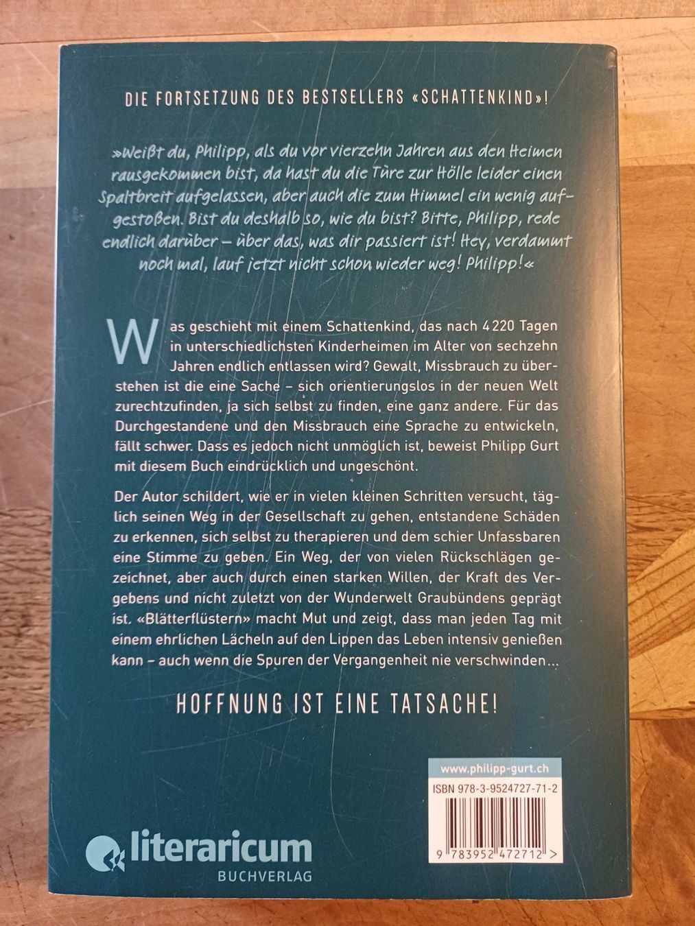 Libri: Blätterflüstern von Philipp Gurt – Usato da Ringoldswil venduto da drache13 1