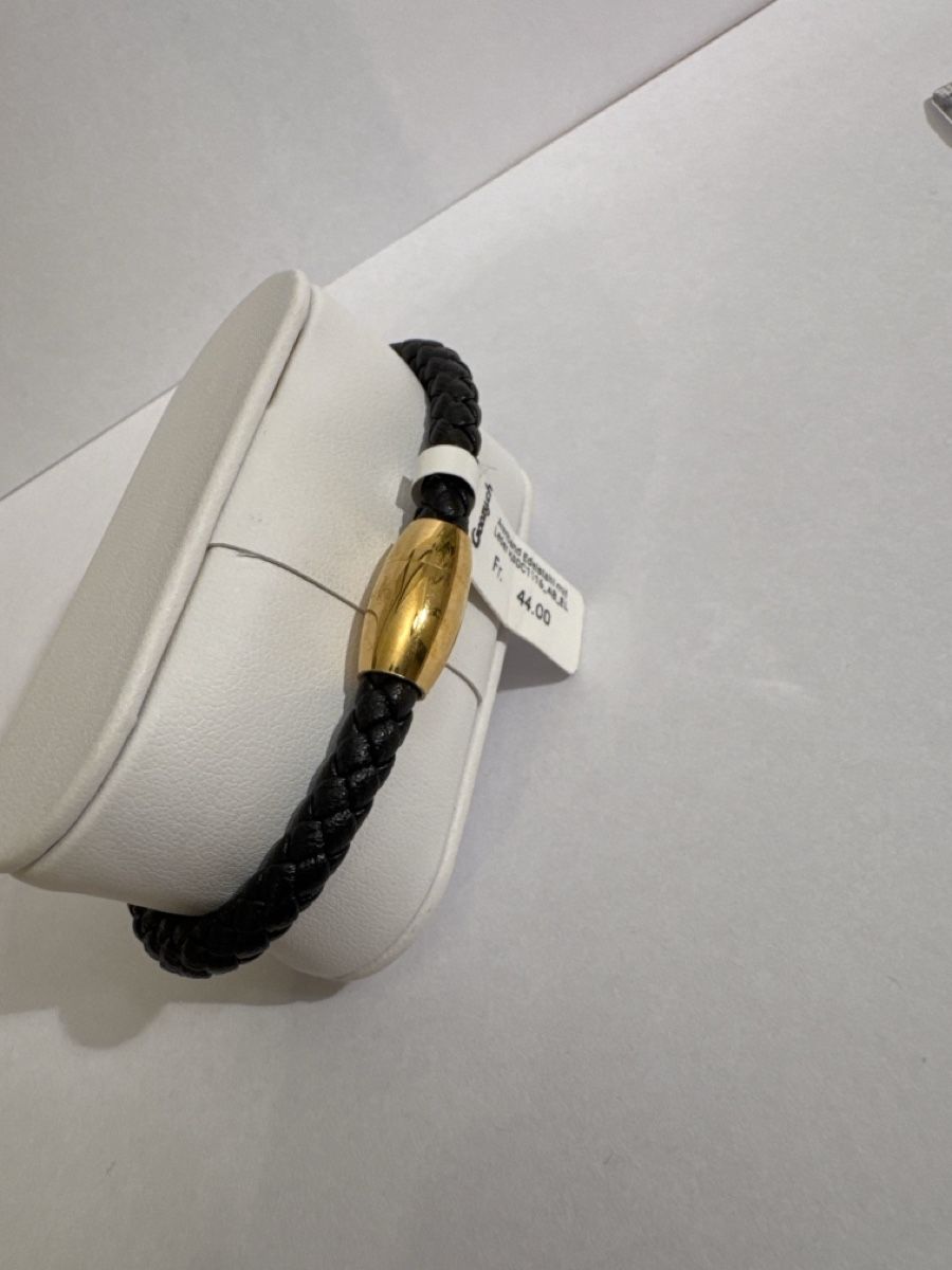 Bracciali & Braccialetti: Armband Edelstah mit Leder – Nuovo (secondo la descrizione) da Luzern venduto da akb_c55k 5